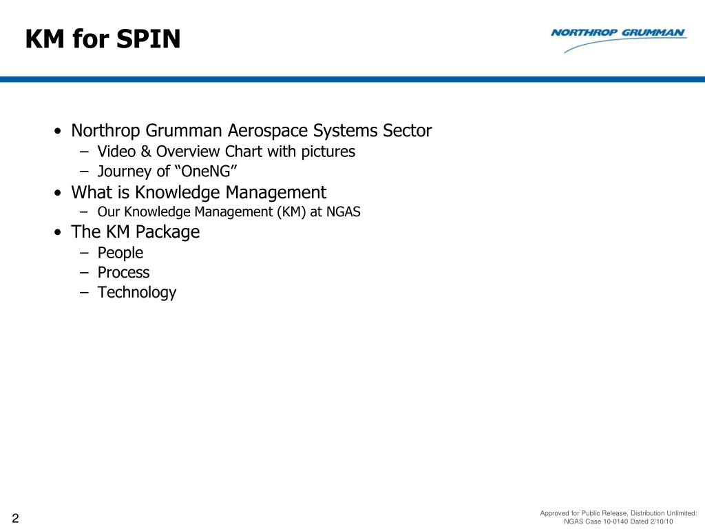 Northrop Grumman Organizational Chart