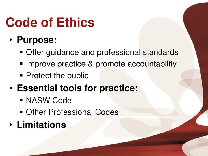 codes of ethics and practices As per the preamble of the occupational therapy code of ethics this commitment extends beyond service recipients to include professional ot practice magazine. codes of ethics and practices As per the preamble of the occupational therapy code of ethics this commitment extends beyond service recipients to include professional ot practice magazine.