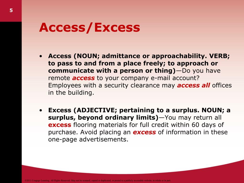 PPT Words Often Confused and Misused PowerPoint Presentation, free