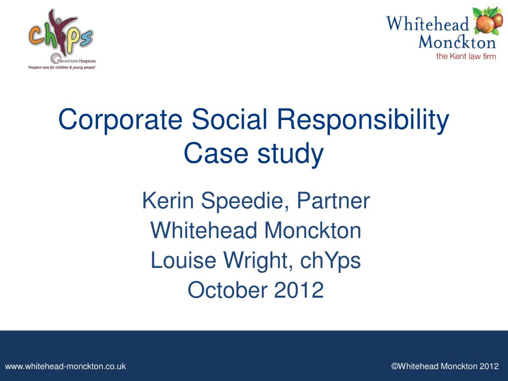 corporate social responsibility case study hbr