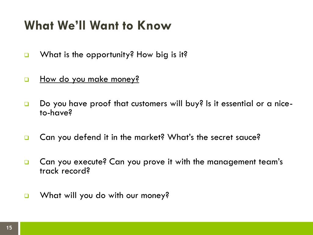 PPT - What Angel Investors Want YOU to Know PowerPoint Presentation ...