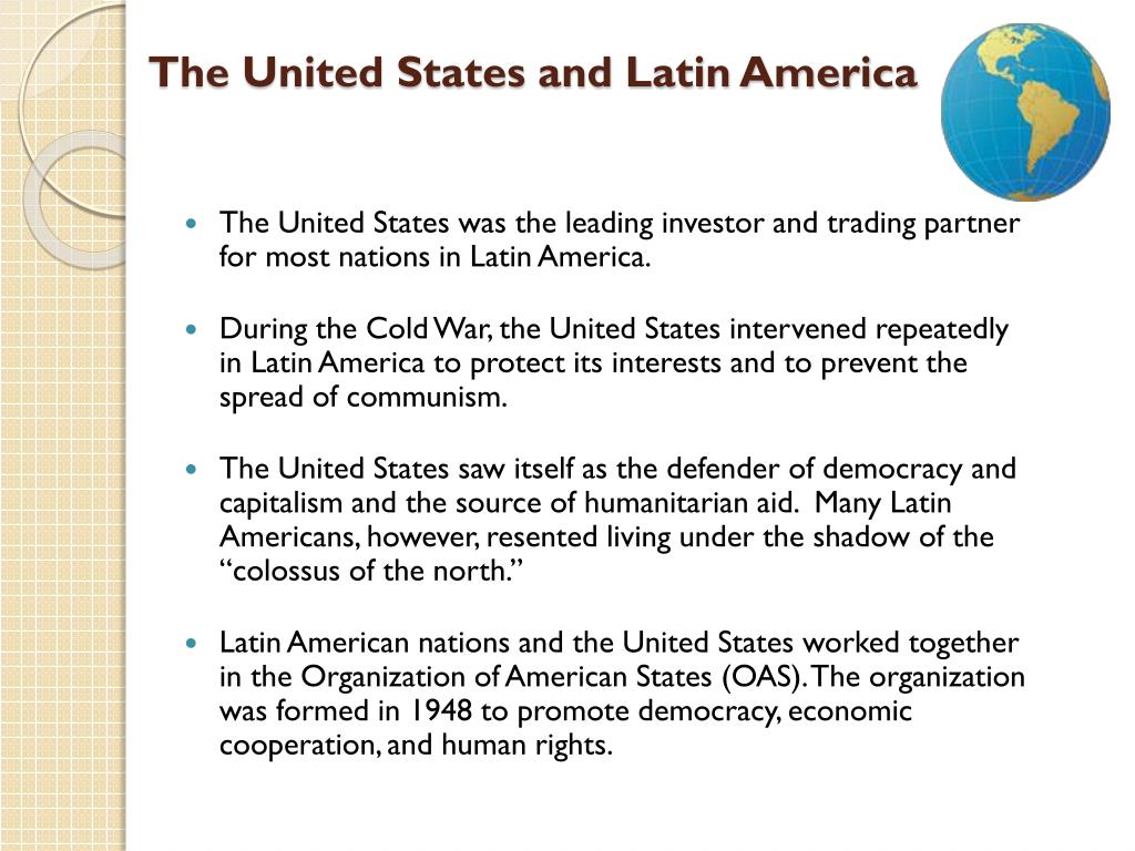 presentation about latin america