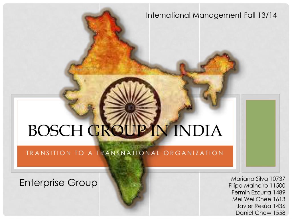 PPT - BOSCH GROUP IN INDIA PowerPoint Presentation, free download -  ID:1681682