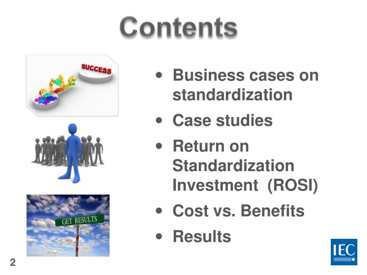 benefits of standardization in business