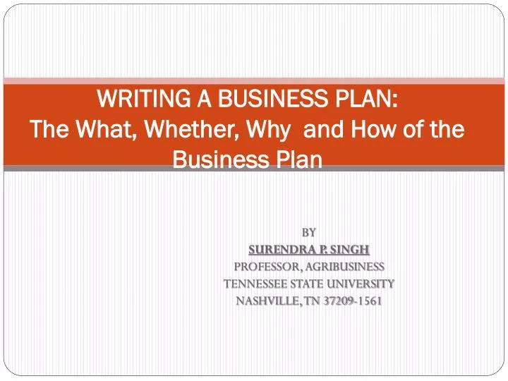 Business plan writers nashville tn