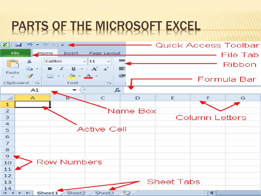 What Are The Parts Of An Excel Spreadsheet at Louie Grover blog
