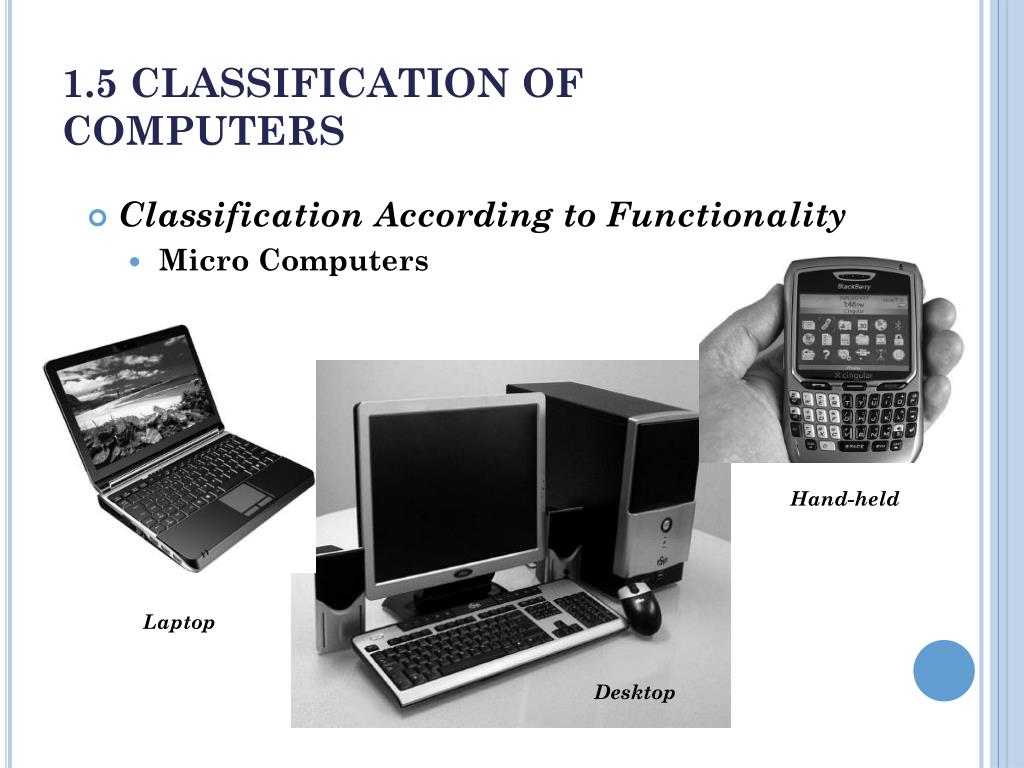 classification of computer ppt presentation free download