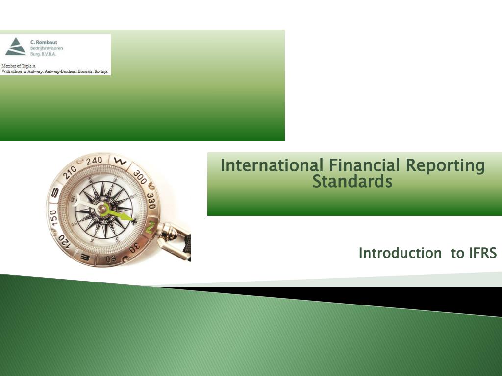International Financial Reporting Understanding the Global Standard