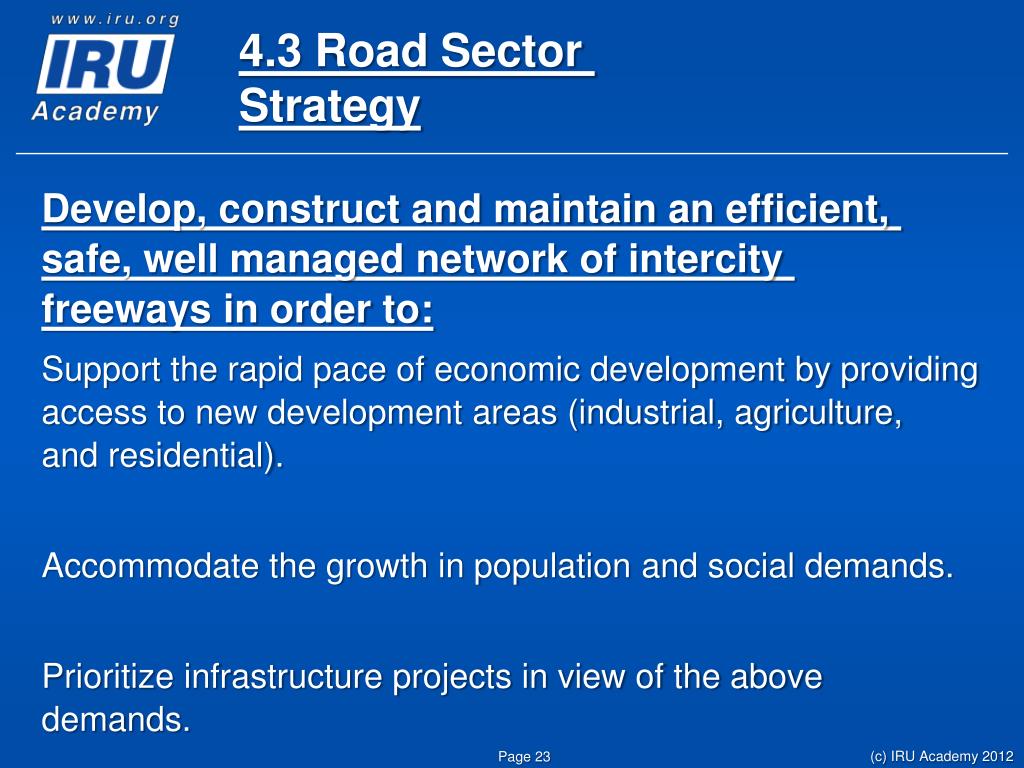 PPT - SWOT Analysis of Road Transport Sector in The Arab Region ...