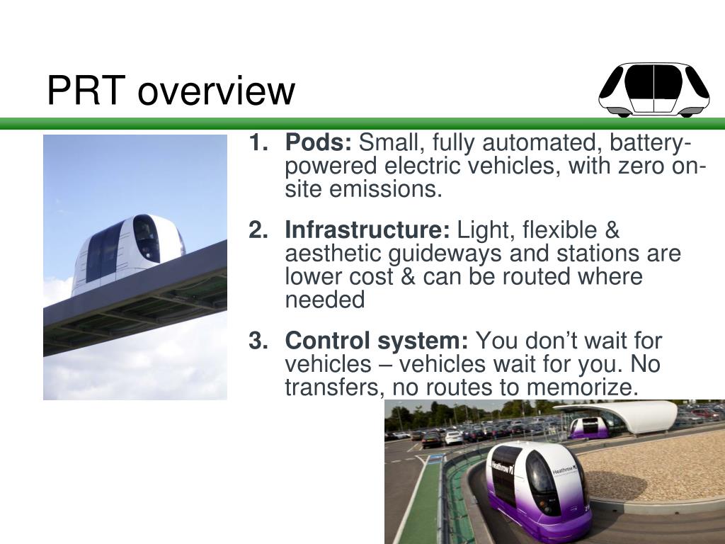 PPT - Personal Rapid Transit Impact on Intermodality and Safety at ...