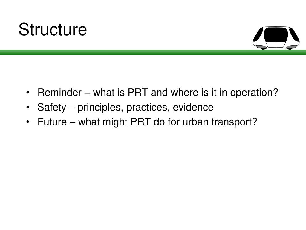 PPT - Personal Rapid Transit Impact on Intermodality and Safety at ...
