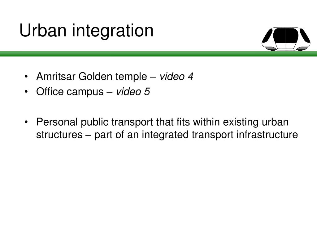 PPT - Personal Rapid Transit Impact on Intermodality and Safety at ...