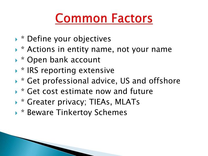 Ppt Offshore Asset Protection 1 Trust 2 Private