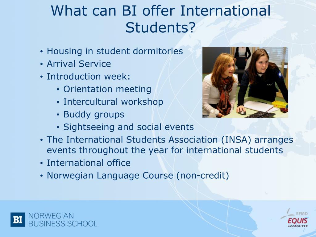 PPT to BI Norwegian Business School PowerPoint Presentation