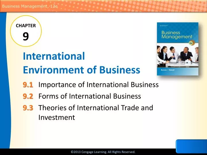 ppt international environment of business powerpoint presentation