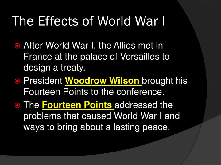 Ppt Unit 4 Part 1 World War I The Great Depression And The Rise Of