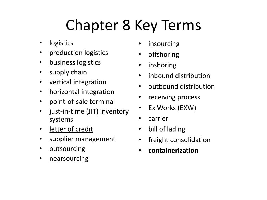 PPT - Chapter 1 Key Terms PowerPoint Presentation, free download -  ID:1686021