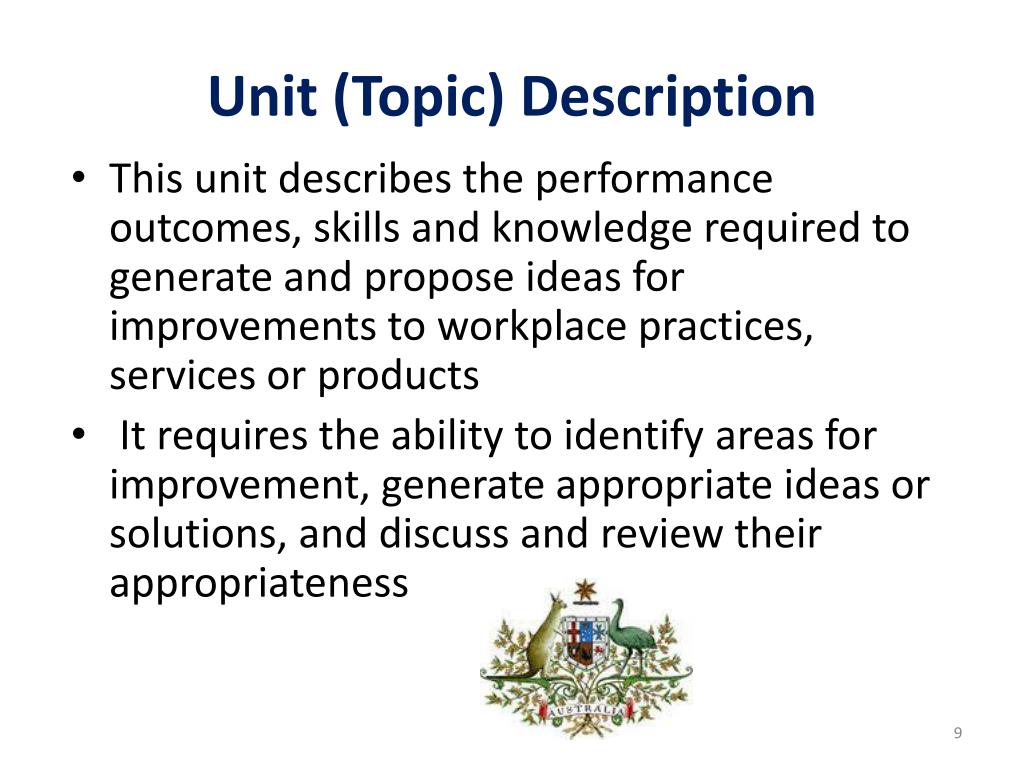 Unit/topic Examples PPT - Sydney Business & Travel Academy PowerPoint Presentation, free ...