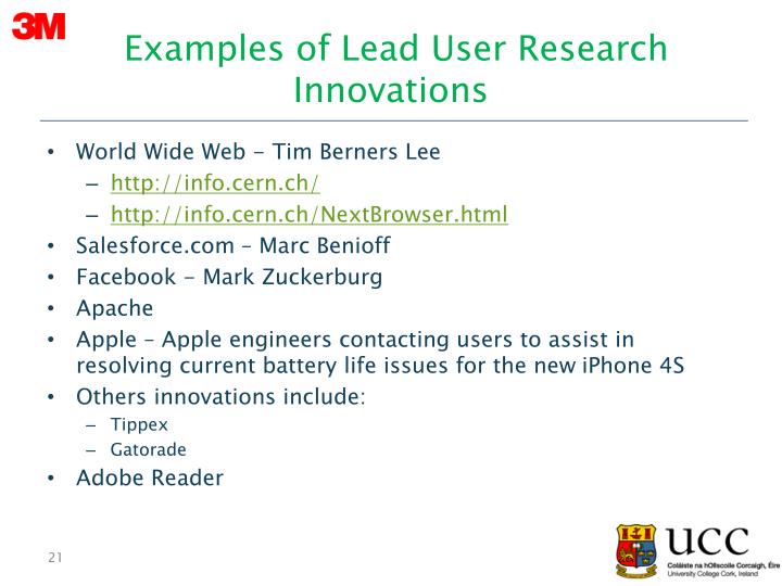 Innovation at 3M Corporation 03/11/11