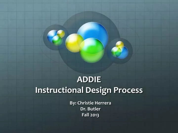 addie instructional design process n.