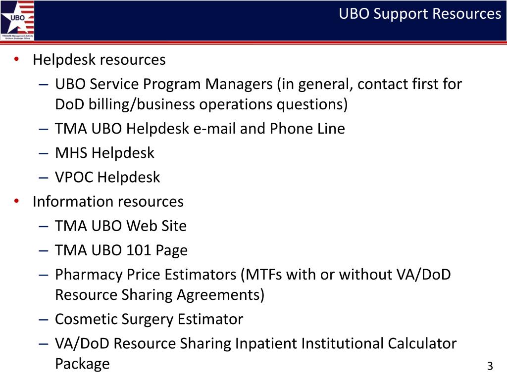 Ppt Tma Ubo Helpdesk Updates Faq Tma Ubo Contract Support Team