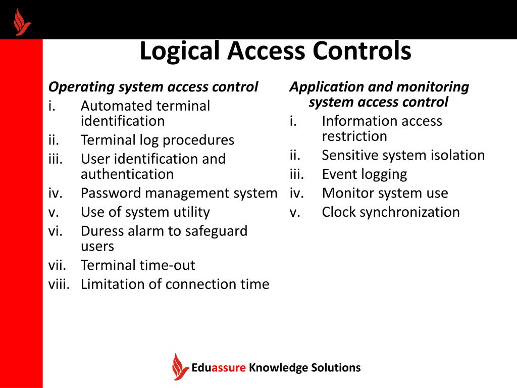 Examples Of Logical Security Controls at Charles Pope blog