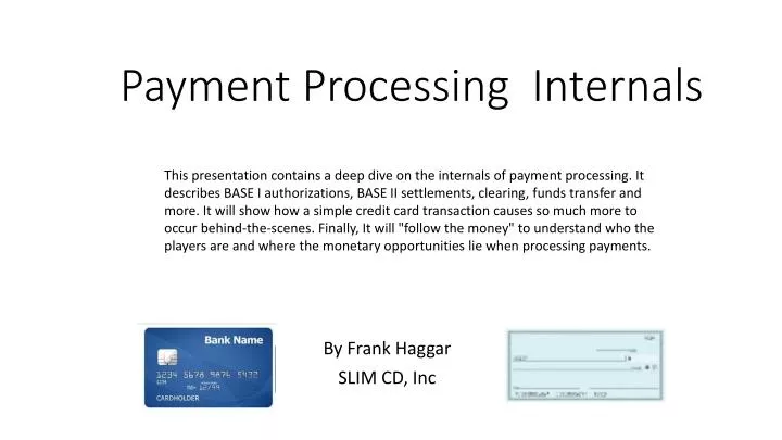 payment processing internals n.