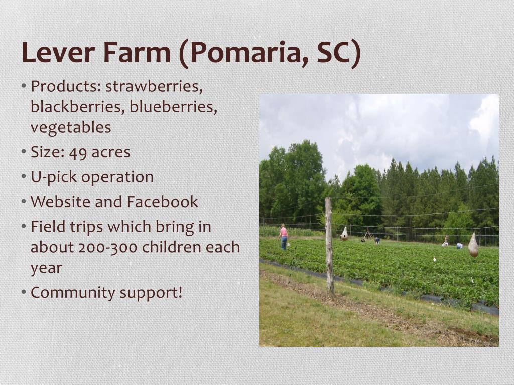 PPT South Carolina Midlands Agritourism community outreach initiative PowerPoint Presentation