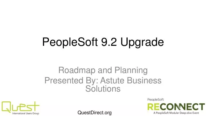 PPT - PeopleSoft 9.2 Upgrade PowerPoint Presentation, free download ...