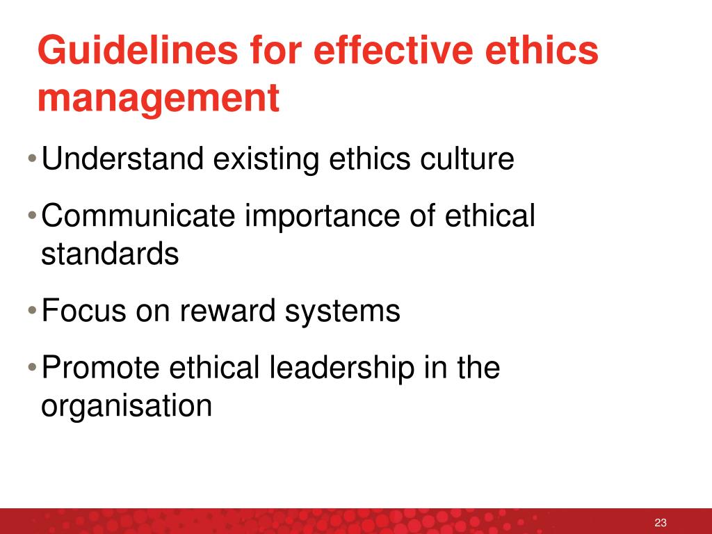 PPT - BUSM 3199/3115/4198 Ethics & Governance Lecture 4: Creating An ...