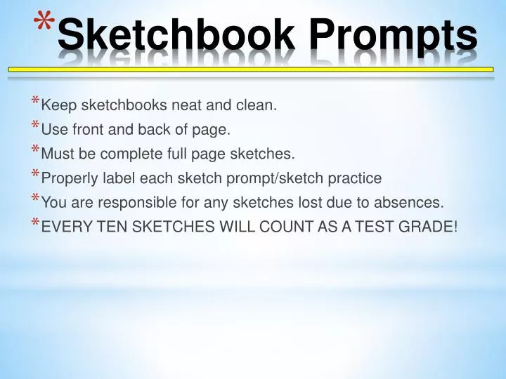 sketchbook prompts n.