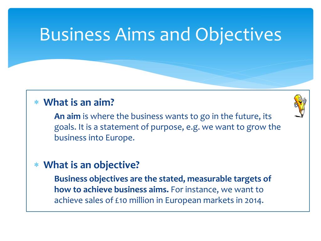 main aim of a business plan