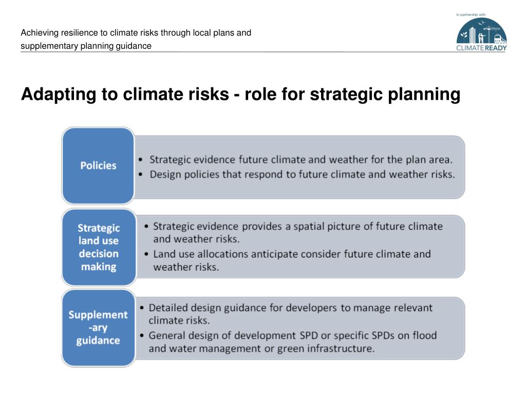 PPT - Building Resilience to Climate Risks: Local Planning Guidance ...