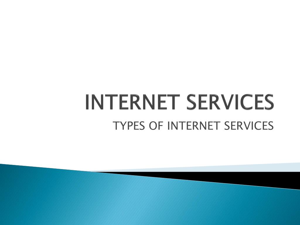 powerpoint presentation on internet services