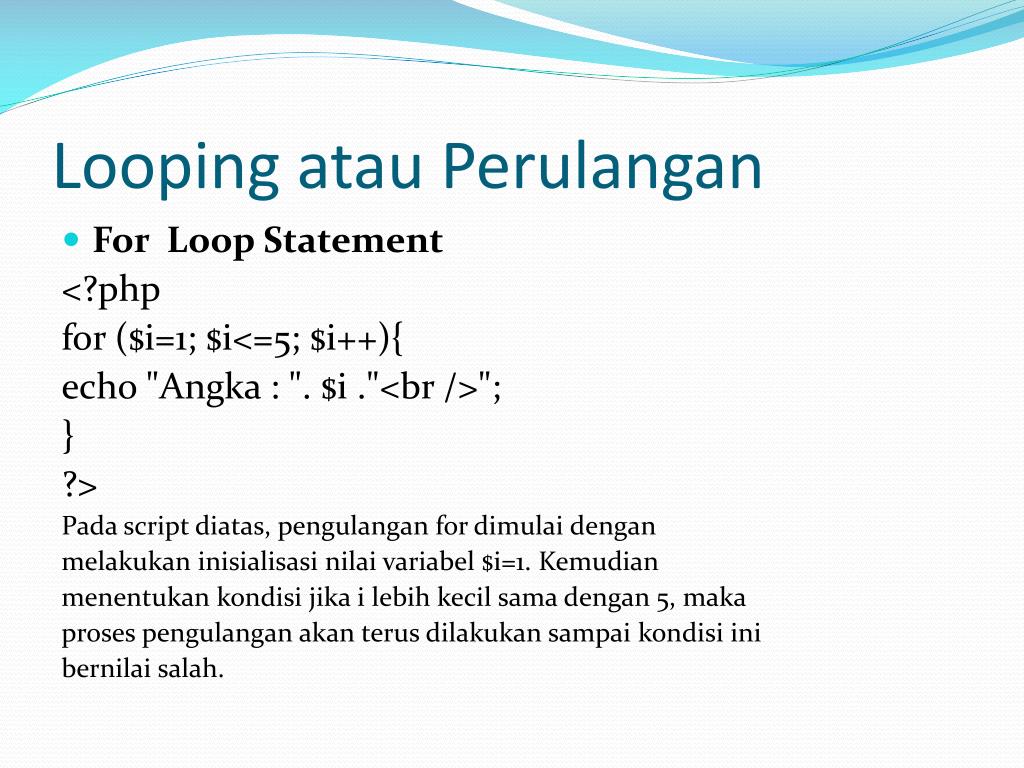 Statement php. Php ppt.