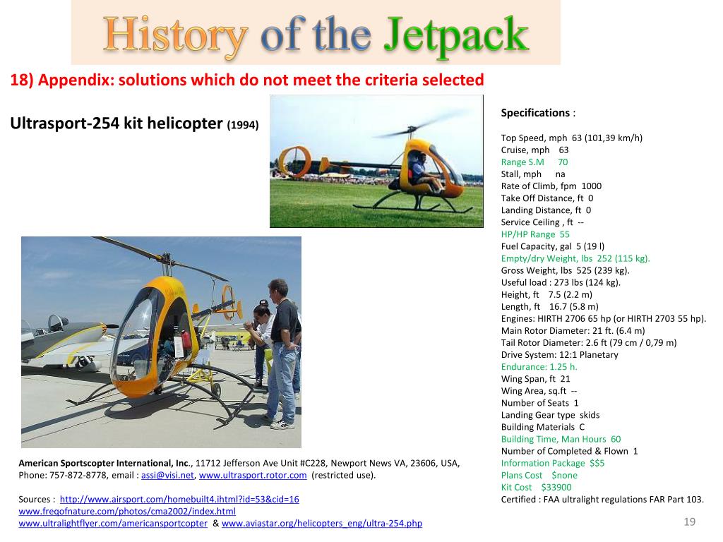 History of the Jetpack By Benjamin LISAN - ppt video online download