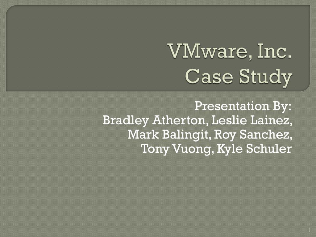 vmware case study pdf