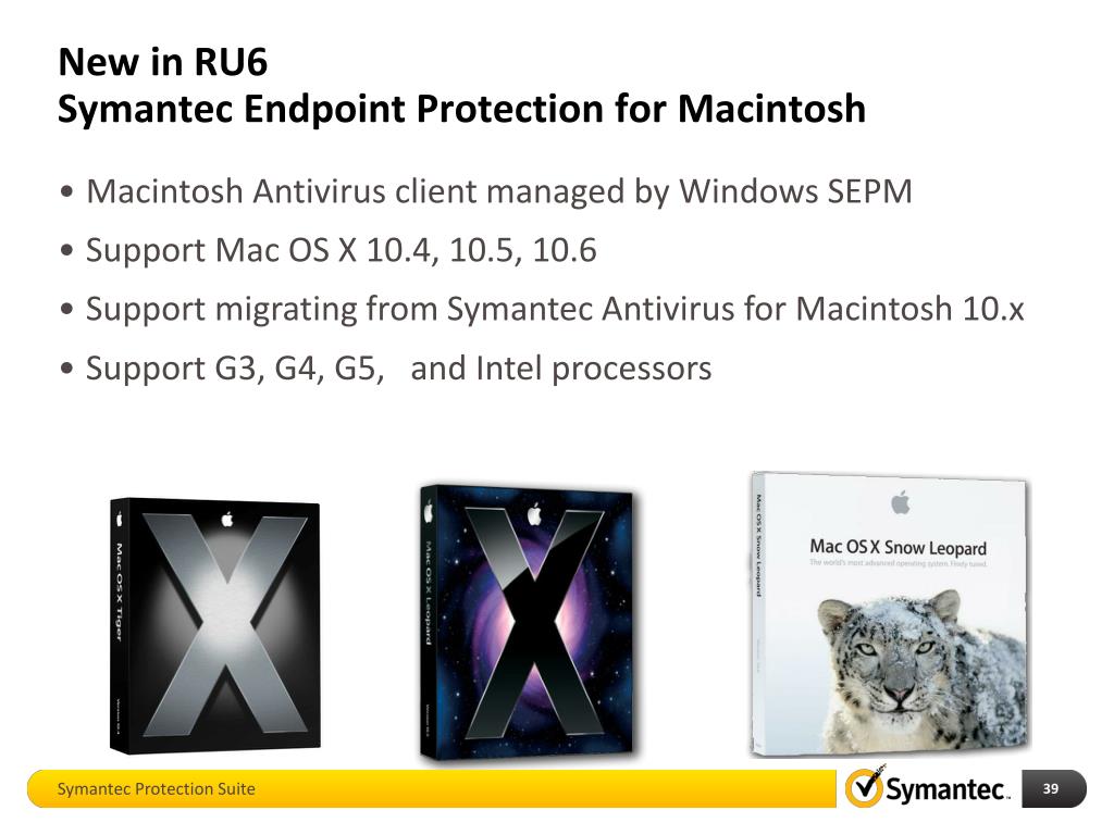 symantec endpoint protection mac high sierra