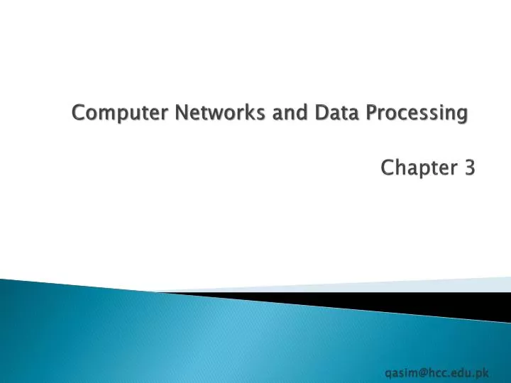 computer networks and data processing n.