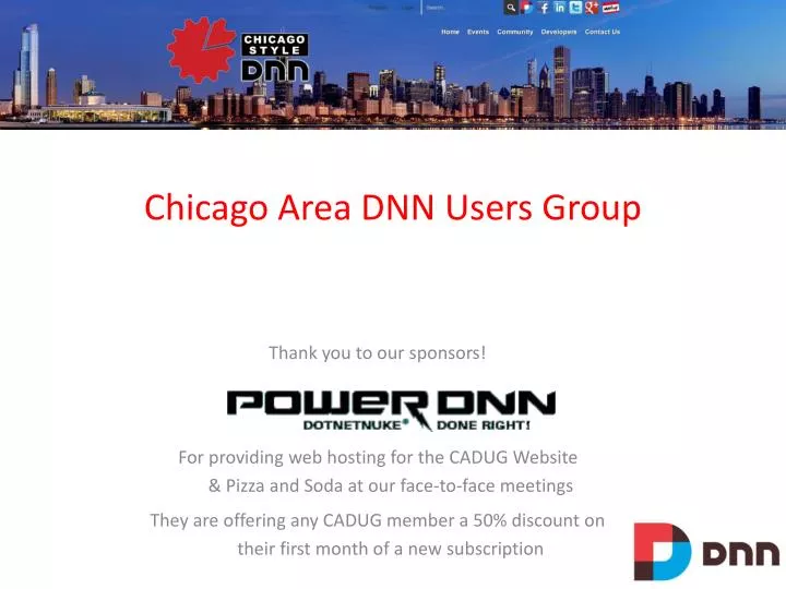 chicago area dnn users group n.