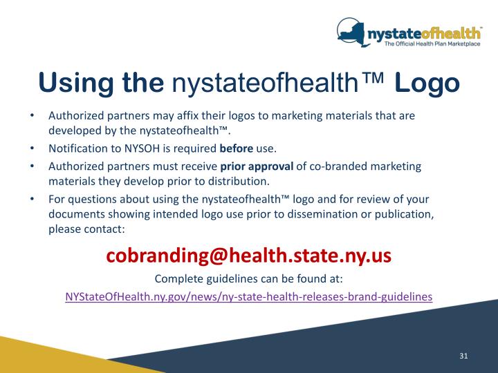 PPT - NY State of Health The Official Health Plan ...