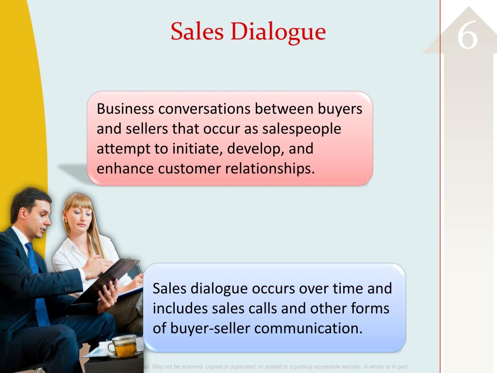 business presentation dialogue