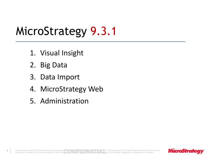 microstrategy 9.3.1