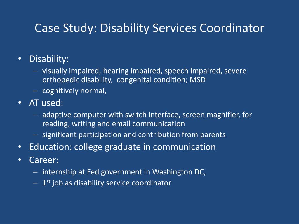 PPT - The Impact of Assistive Technology (AT) on the Careers for People ...