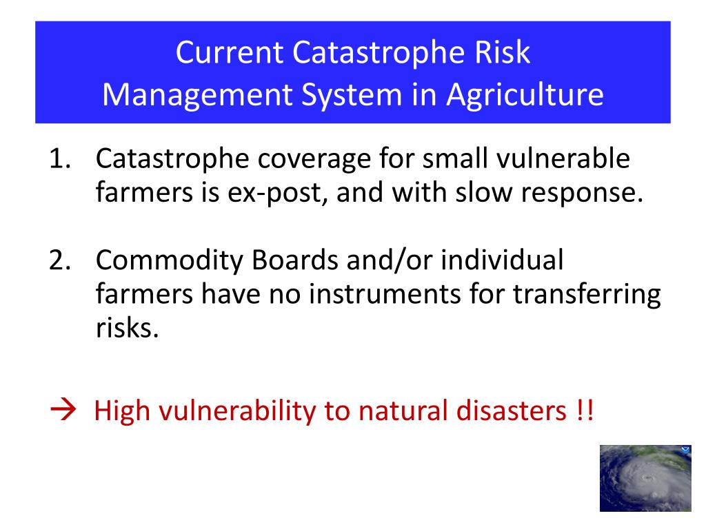 PPT - Carlos Enrique Arce Agriculture Risk Management Team Agricultural ...