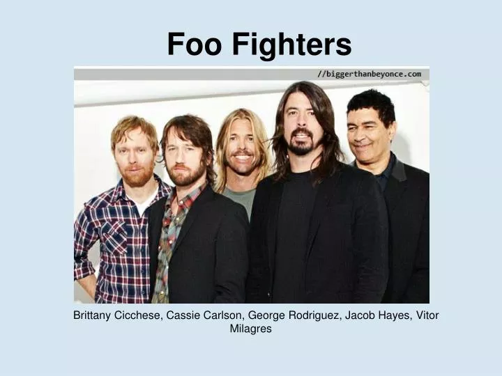 foo fighters n.
