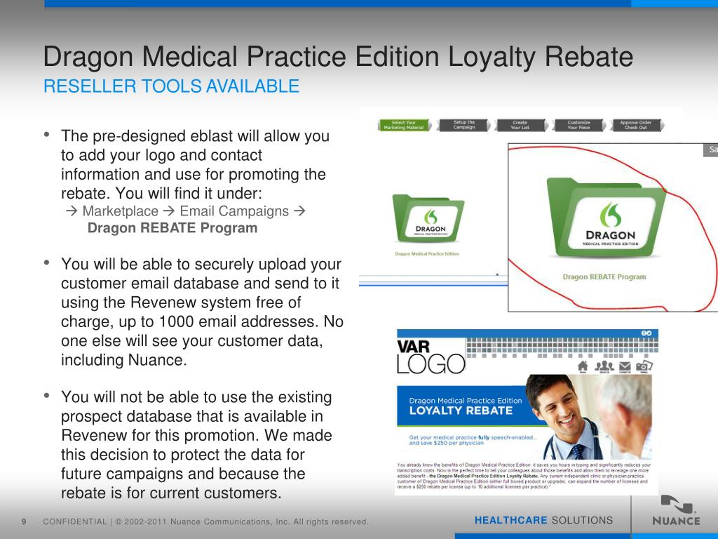 ppt-dragon-medical-practice-edition-loyalty-rebate-program