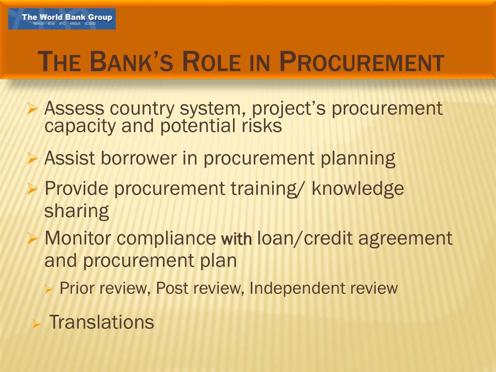 Investment bank procurement jobs