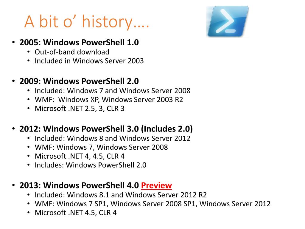 PPT - The Hidden Charms of Windows PowerShell 3.0 and 4.0 PowerPoint  Presentation - ID:1695292