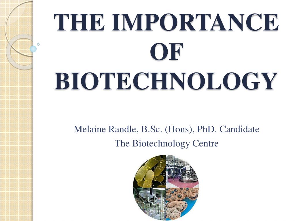 Ppt The Importance Of Biotechnology Powerpoint Presentation Free Download Id 1695411